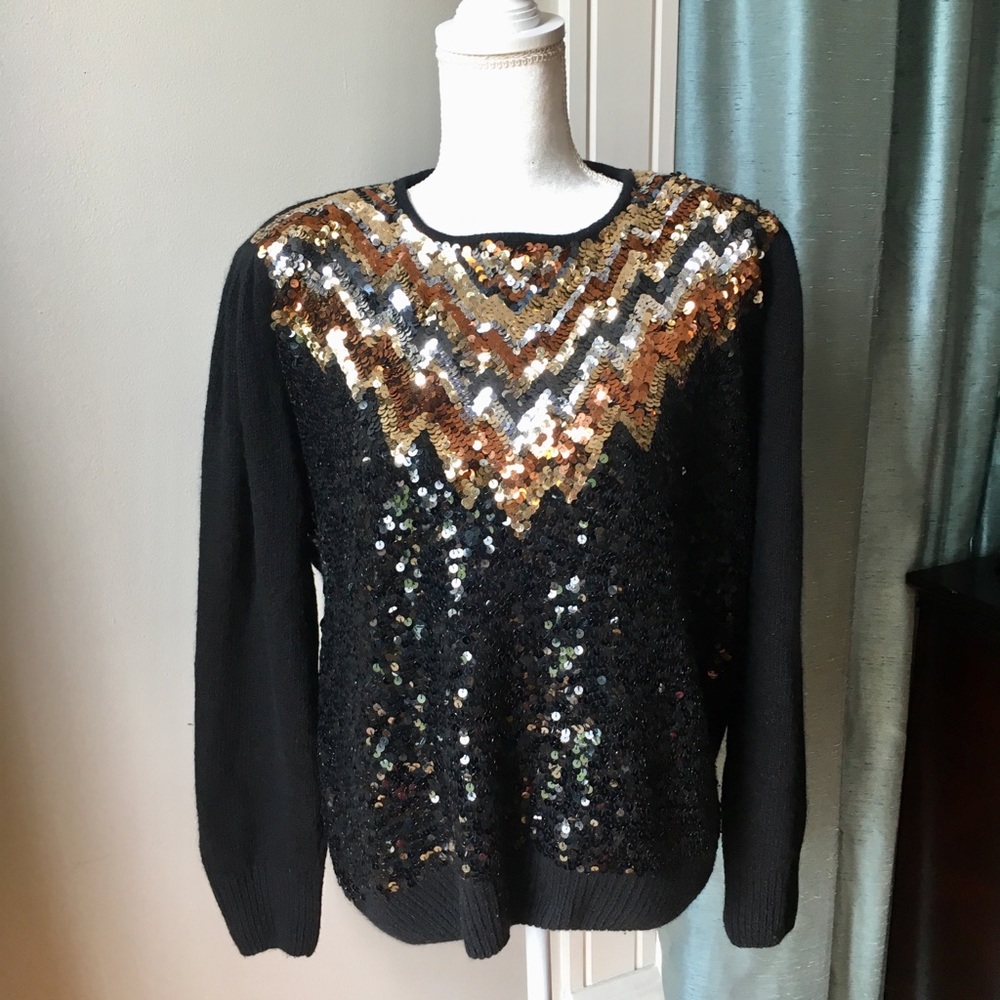 Vintage sequin sweater